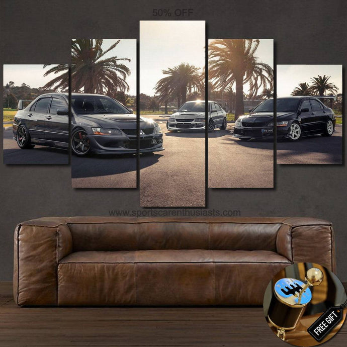 Mitsubishi Evolution EVO Canvas FREE Shipping Worldwide!! - Sports Car Enthusiasts