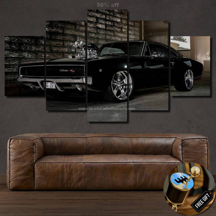 Dodge Charger Canvas FREE Shipping Worldwide!! - Sports Car Enthusiasts