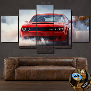 Dodge Challenger SRT Canvas FREE Shipping Worldwide!! - Sports Car Enthusiasts