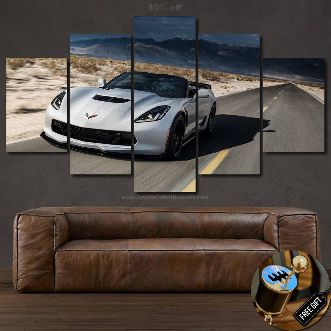 Chevrolet Corvette Z06 Canvas FREE Shipping Worldwide!! - Sports Car Enthusiasts