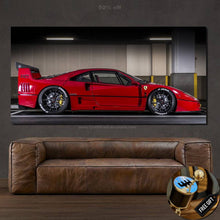 Laden Sie das Bild in den Galerie-Viewer, F40 Canvas FREE Shipping Worldwide!! - Sports Car Enthusiasts
