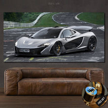 Laden Sie das Bild in den Galerie-Viewer, McLaren P1 Nurburgring Canvas FREE Shipping Worldwide!! - Sports Car Enthusiasts