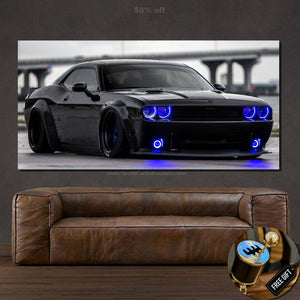 Dodge Challenger Canvas FREE Shipping Worldwide!! - Sports Car Enthusiasts