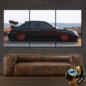 Subaru Impreza WRX STI Canvas 3/5pcs FREE Shipping Worldwide!! - Sports Car Enthusiasts