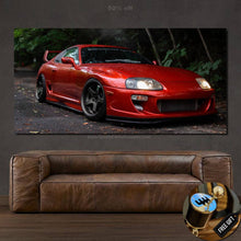 Load image into Gallery viewer, Toyota Supra Canvas FREE Shipping Worldwide!! - Sports Car Enthusiasts