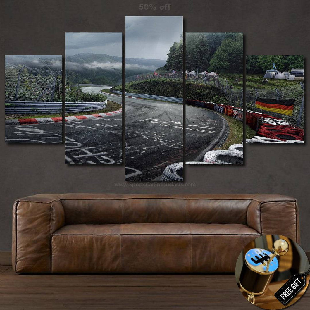 Nurburgring Canvas FREE Shipping Worldwide!! - Sports Car Enthusiasts