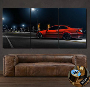 BMW M3 Canvas 3/5pcs FREE Shipping Worldwide!! - Sports Car Enthusiasts