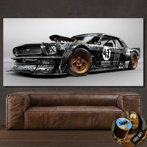 Ford Mustang Unicorn Canvas FREE Shipping Worldwide!! - Sports Car Enthusiasts