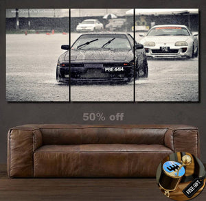 Toyota Supra MK3/4 Canvas 3/5pcs FREE Shipping Worldwide!! - Sports Car Enthusiasts