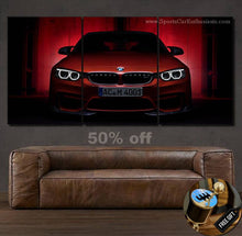 Load image into Gallery viewer, BMW M4 Canvas 3/5pcs FREE Shipping Worldwide!! - Sports Car Enthusiasts