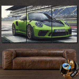 Porsche 911 GT3 RS Canvas 3/5pcs FREE Shipping Worldwide!! - Sports Car Enthusiasts