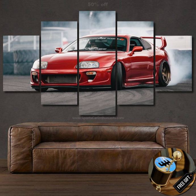 Toyota Supra Canvas FREE Shipping Worldwide!! - Sports Car Enthusiasts