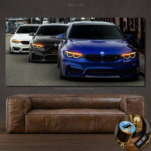 BMW M Power Canvas FREE Shipping Worldwide!! - Sports Car Enthusiasts