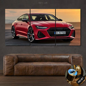 Audi RS7 Canvas 3/5pcs FREE Shipping Worldwide!! - Sports Car Enthusiasts