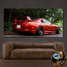 Laden Sie das Bild in den Galerie-Viewer, Toyota Supra MK4 Canvas FREE Shipping Worldwide!! - Sports Car Enthusiasts