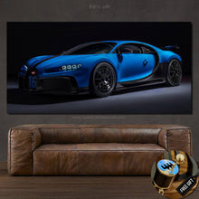 Laden Sie das Bild in den Galerie-Viewer, Bugatti Chiron Pur Sport Canvas FREE Shipping Worldwide!! - Sports Car Enthusiasts