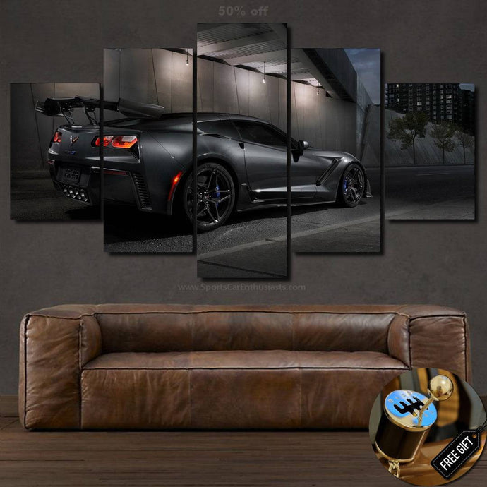 Chevrolet Corvette Canvas 3/5pcs FREE Shipping Worldwide!! - Sports Car Enthusiasts