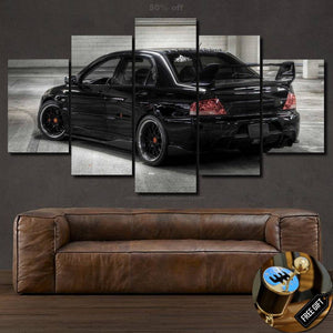 Mitsubishi EVO 9 Canvas 3/5pcs FREE Shipping Worldwide!! - Sports Car Enthusiasts