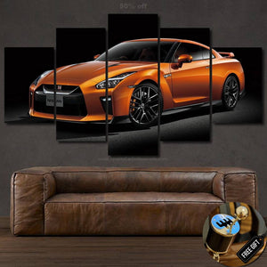 Nissan GT-R R35 Canvas 3/5pcs FREE Shipping Worldwide!! - Sports Car Enthusiasts