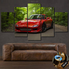 Charger l&#39;image dans la galerie, Mazda RX7 Canvas FREE Shipping Worldwide!! - Sports Car Enthusiasts