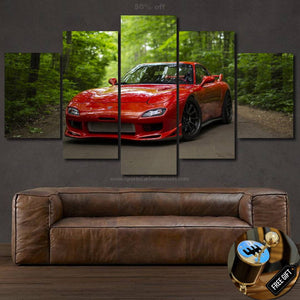 Mazda RX7 Canvas FREE Shipping Worldwide!! - Sports Car Enthusiasts