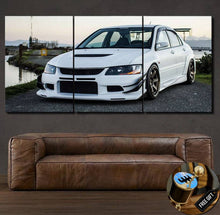 Load image into Gallery viewer, Mitsubishi Evo Canvas 3/5pcs FREE Shipping Worldwide!! - Sports Car Enthusiasts