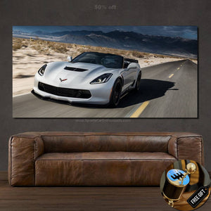 Chevrolet Corvette Z06 Canvas FREE Shipping Worldwide!! - Sports Car Enthusiasts