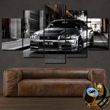 Charger l&#39;image dans la galerie, Nissan GT-R R34 Canvas FREE Shipping Worldwide!! - Sports Car Enthusiasts