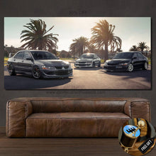 Laden Sie das Bild in den Galerie-Viewer, Mitsubishi Evolution EVO Canvas FREE Shipping Worldwide!! - Sports Car Enthusiasts