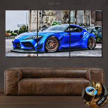 Laden Sie das Bild in den Galerie-Viewer, Toyota Supra Canvas FREE Shipping Worldwide!! - Sports Car Enthusiasts