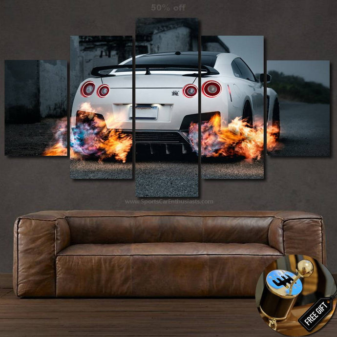 Nissan GT-R R35 Canvas FREE Shipping Worldwide!! - Sports Car Enthusiasts
