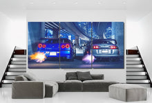Load image into Gallery viewer, GT-R R34 &amp; Supra Canvas FREE Shipping Worldwide!! - Sports Car Enthusiasts