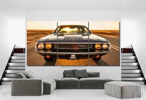 Dodge Challenger Canvas 3/5pcs FREE Shipping Worldwide!! - Sports Car Enthusiasts