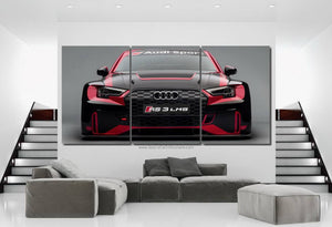Audi RS3 Canvas 3/5pcs FREE Shipping Worldwide!! - Sports Car Enthusiasts