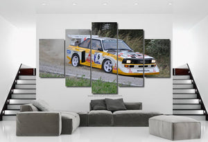 Audi S1 Quattro Canvas 3/5pcs FREE Shipping Worldwide!! - Sports Car Enthusiasts