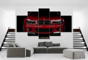 BMW E46 M3 Canvas 3/5pcs FREE Shipping Worldwide!! - Sports Car Enthusiasts