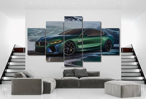 BMW M8 Gran Coupe Canvas 3/5pcs FREE Shipping Worldwide!! - Sports Car Enthusiasts