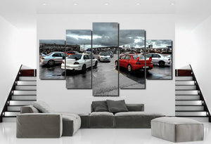 Mitsubishi EVO Canvas 3/5pcs FREE Shipping Worldwide!! - Sports Car Enthusiasts