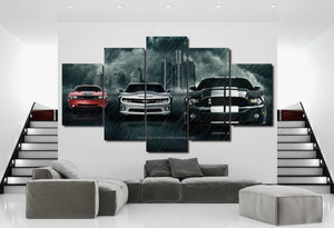 Muscle Cars Canvas 3/5pcs FREE Shipping Worldwide!! - Sports Car Enthusiasts