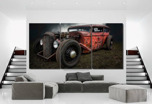 Ford 1932 Hot Rod Canvas 3/5pcs FREE Shipping Worldwide!! - Sports Car Enthusiasts