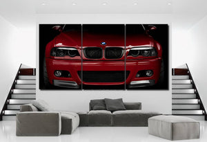 BMW E46 M3 Canvas 3/5pcs FREE Shipping Worldwide!! - Sports Car Enthusiasts