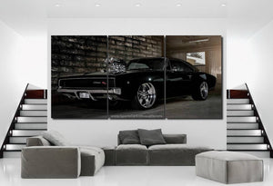 Dodge Charger Canvas FREE Shipping Worldwide!! - Sports Car Enthusiasts