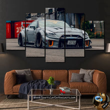 Laden Sie das Bild in den Galerie-Viewer, Nissan GT-R R35 Liberty Walk Canvas FREE Shipping Worldwide!! - Sports Car Enthusiasts