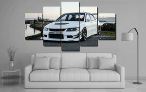Mitsubishi Evo Canvas 3/5pcs FREE Shipping Worldwide!! - Sports Car Enthusiasts