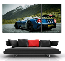 Laden Sie das Bild in den Galerie-Viewer, Ford GT Canvas 3/5pcs FREE Shipping Worldwide!! - Sports Car Enthusiasts