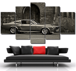 Ford Mustang Shelby GT500 Canvas FREE Shipping Worldwide!! - Sports Car Enthusiasts