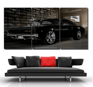 Dodge Charger Canvas FREE Shipping Worldwide!! - Sports Car Enthusiasts