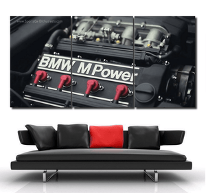 BMW E30 M3 Engine Canvas 3/5pcs FREE Shipping Worldwide!! - Sports Car Enthusiasts