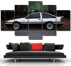 Toyota AE86 Canvas 3/5pcs FREE Shipping Worldwide!! - Sports Car Enthusiasts