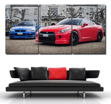 Charger l&#39;image dans la galerie, Nissan GT-R Canvas 3/5pcs FREE Shipping Worldwide!! - Sports Car Enthusiasts